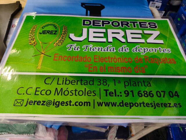 Deportes Jerez equipamiento deportivo de calidad en Móstoles