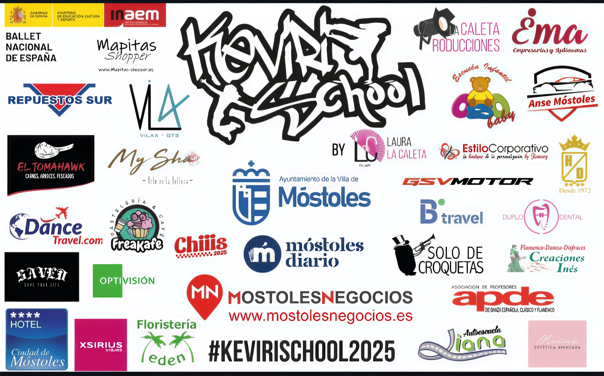 Agradecimiento a los patrocinadores de Kevirischool 2025